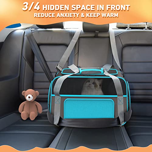Cat Carrier, SoftSided Pet Carrier Airline Approved, Durable Small Dog