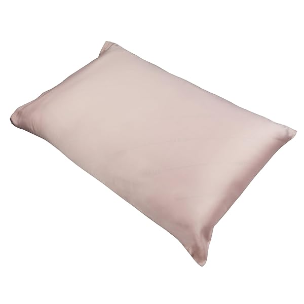 CONAIR SATIN PILLOWCASE 20″X26″ – ECO-FRIENDLY, UPCYCLED PLASTIC, FRIZZ-FREE, SMOOTH BEAUTY SLEEP, HAIR & SKIN CARE, PINK, SOFT & BREATHABLE, SUSTAINABLE LUXURY FOR HEALTHY HAIR & SKIN