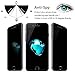 Vintar 9H Privacy Screen Protector for iPhone 8 Plus / 7 Plus, 2.5D Curve Edge Anti-Spy Tempered Glass Screen Protector, Easy Install.