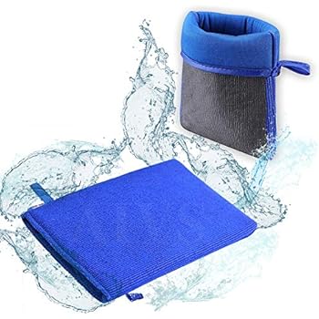 AIVS Clay Mitt, Fine Grade Clay Bar Mitt Surface Prep Mitt Finish Clay Bar Mitt Wash Mitt Clay Eraser Mitt for Auto Detailing Clay Bar Alternative Novel Detailing Tool & Kit,1-Pack