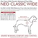 EzyDog Neo Classic Wide Neoprene No Stink Waterproof Dog Collar for Large Dogs - Reflective for Nighttime Safety and Padded for Comfort - Superior Durability and Easy to Clean (X-Large, Green Camo)
