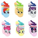 My Little Pony Girls and Women's 6 pack Socks (9-11 Womens)