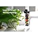 Infuser Water Bottle 25oz Sport Bottles with Dual Fruit Infusion Strainers, Leak-proof Flip Top Design, Anti-slip BPA Free Tritan Water Bottle by Ingenuity & Senhs (Black)