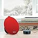 MOKCAO Style Bluetooth Speakers 4.2,Portable Wireless Speaker with 15W Super Stereo Sound,Strong Bass,Waterproof IPX7, 2500mAh Battery, Perfect for iPhone/Android Devices-Red