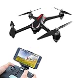 LOHOME B2W Bugs 2 W RC Quadcopter - 2.4GHz 6-Axis Gyro 1080P HD 5G Wifi Camera FPV Drone Remote Control Drone Folding Aircraft - Black