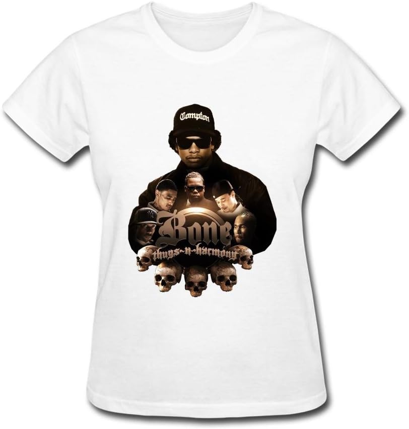 Kittyer Women's Bone Thugs N Harmony Design Cotton T-Shirt XXL