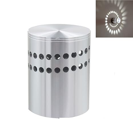 Blue Light Tjw Ceiling Light Spiral Effect Led Wall Light Round