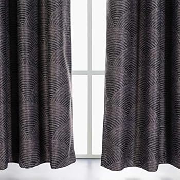 Amazon Com Mysky Home Print Curtains For Living Room Grommet