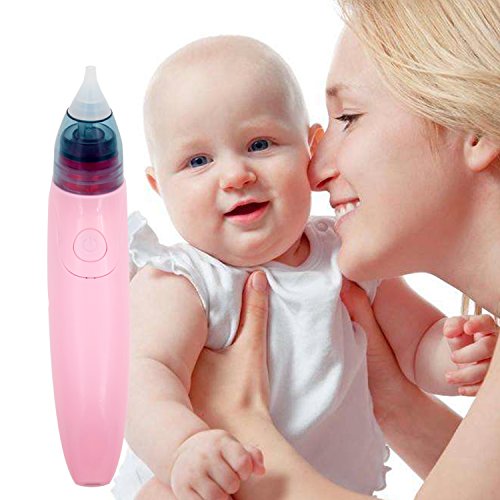 image for MiniTeasure Baby Nasal Aspirator Nose Cleaner with 2 Sizes of SILICONE