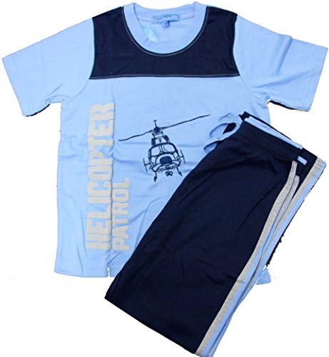 Tasidaben "Big Boy" 2 Piece Pajama Set (Size 10 - 14 Years) (10, Blue)