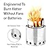Solo Stove Lite – Portable Camping Hiking and Survival Stove | Powerful Efficient Wood Burning and Low Smoke | Gassification Rocket Stove for Quick Boil | Compact 4.2 Inches and Lightweight 9 Ouncesthumb 1