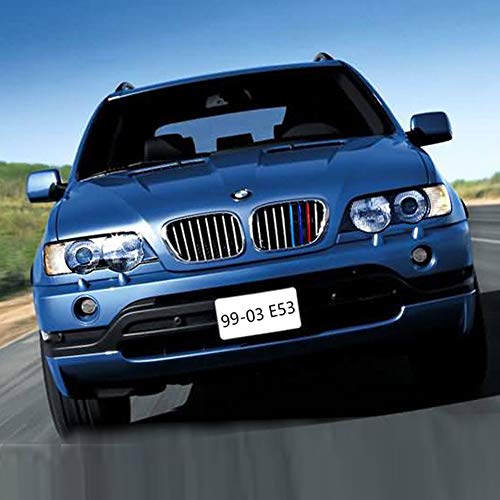 lanyun for BMW E53 Grill X5 1999-2003 Accessories m Color Grill Insert Trims Grill Stripes fit ...