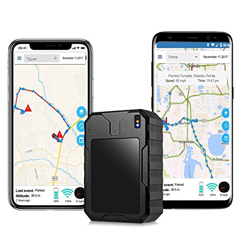 GPS-Tracker-Willaire-Magnetic-Portable-Real-time-Locator-No-Monthly-Fee-Waterproof-GSMGPRS-Vehicle-Tracker-with-Free-App-No-Contracts-for-tracking-vehicles