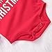 Xmas Newborn Baby Boy Girl 2PCS Christmas Deer Striped Jumpsuit Costume Outfits (0-3M, Red)