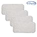 Hycles Replacement Sienna Luna Cloth Pads Microfiber Mop Pads for Steamer Head SSM-3006 Washable Cleaning Pads for Floor 4 Pack
