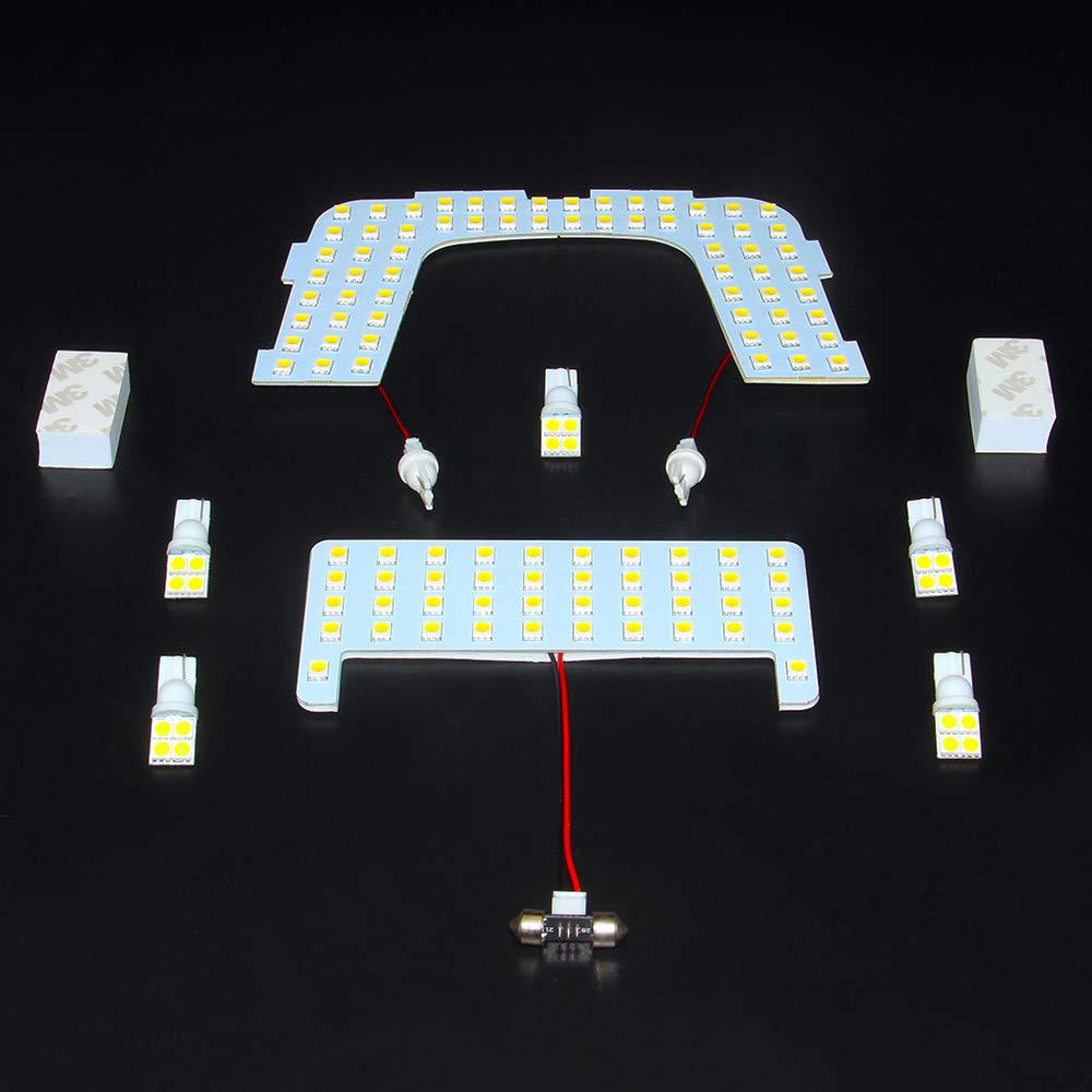 OPPLIGHT プリウンス 50系 LED ルームランプ ホワイト トヨタ Prius 50系 室内灯 ZVW50 ZVW51 ZVW55 専用設計 爆光 カスタムパーツ 取付簡単 7点セット (トヨタ プリウンス50系)商品画像