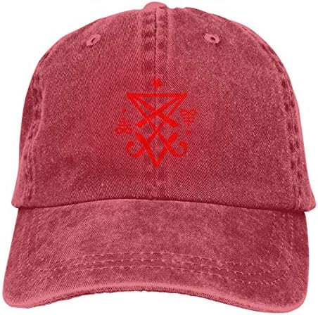 CoolTlong Occult Sigil of Lucifer Satanic Men Women's Fashionable Hats Classical Hat Chapeau