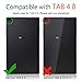 Lenovo TAB 4 8 Case, IVSO Lenovo TAB 4 8 Case - Ultra Lightweight Slim Smart Cover Case Stand for Lenovo TAB 4 8 Tablet (Black)