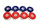 8 American Shuffleboard Pucks - 2-5/16