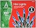 Holiday Wonderland Mini Lights, 22.69 feet (6.92 m), 100 Blue Bulbs