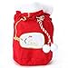 Christmas Gift Bags, Santa Gift Bags, Set of 2 Santa Bags, Fabric Gift Bags, Large Gift Bags, Reusable Christmas Bags, Christmas Gift Bag Set, Red Gift Bags,2 Count(Pack of 1)