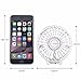 EasyAcc Handheld Fans [2x Crossbody Straps/2xDIY Stickers] for Portable Fan and Phones -Up to 10H Rechargeable Foldable Hand Desktop Fan for Home and Travel - White