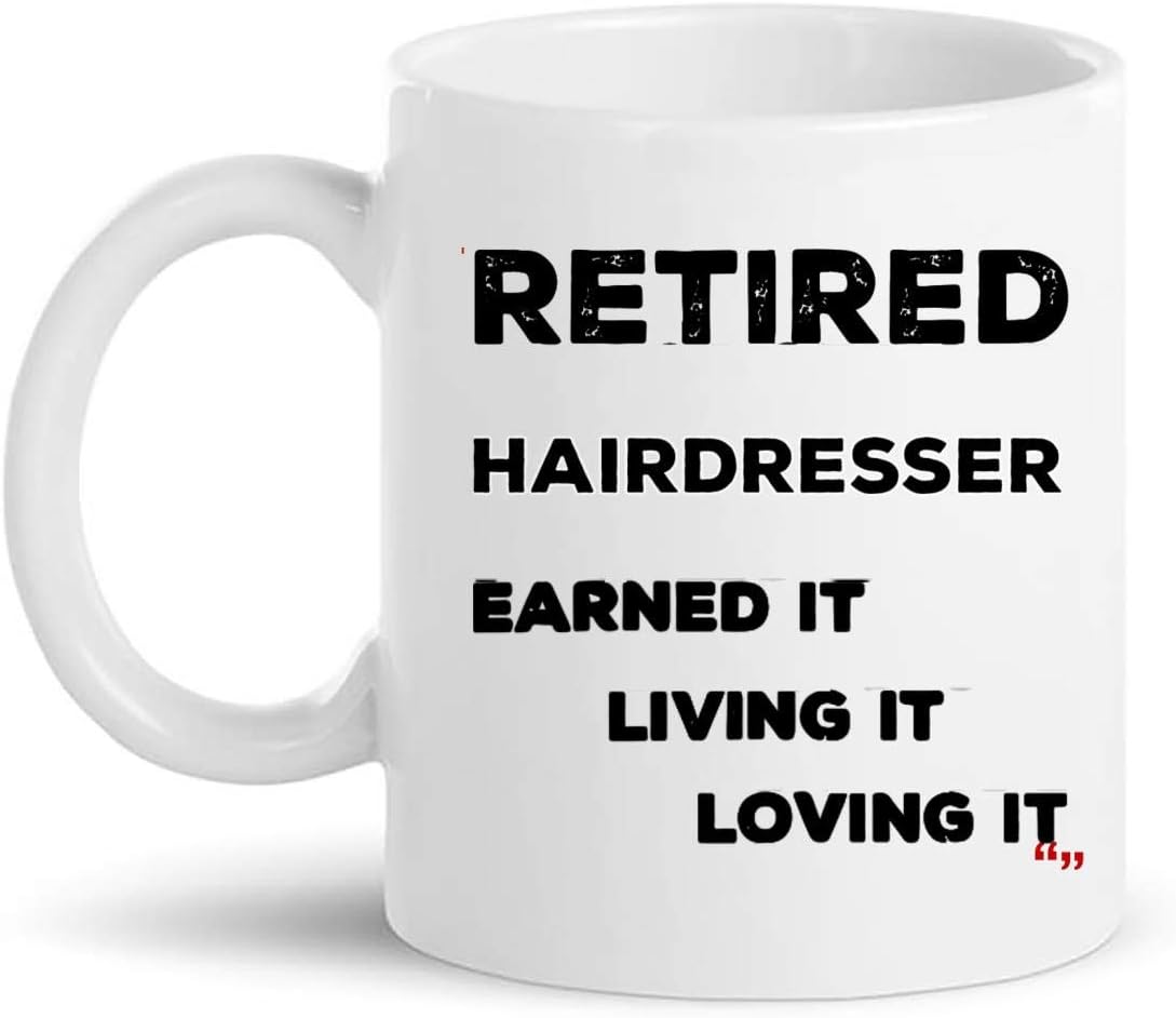 Retirement gift for hairdresser keychain / hair stylist Amazon.com: Retired Hairdresser Cup Coffee Mug | HairdressersRetirement T-Shirt Gift