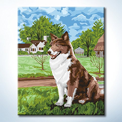 Paint by Number Kits of Dogs • Paint By Number For Adults