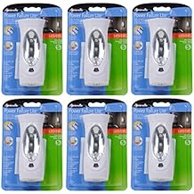 Amertac Amerelle LED Power Failure Light - A Backup Plug-In Emergency Preparedness Flashlight - Portable / Rechargeable - Ideal for Use Throughout Your Home for Night Power Failures - 6 Pack, 71134CC