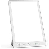 PANERGY Light Lamp, UV-Free 10000 Lux Simulated Sunlight, Sun Lamp with 3 Color Temperature, 4 Brightness Levels & 4 Timers, 