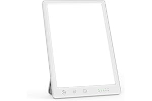 PANERGY Light Lamp, UV-Free 10000 Lux Simulated Sunlight, Sun Lamp with 3 Color Temperature, 4 Brightness Levels & 4 Timers, 