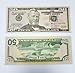 AL'IVER Prop Money Full Print 2 Sided 50 Dollar Bills Stack Copy Money 5000 Fake Money That Looks Real Realistic Money Stack Published Thickening