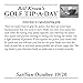 Bill Kroen's Golf Tip-a-Day 2019 Day-to-Day Calendar