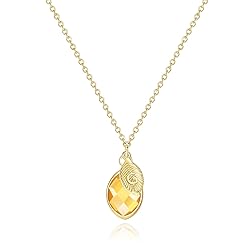 14K Gold Filled G Initial Necklace with November