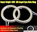 YINTATECH 2 X 80mm HID White 93 COB LEDs for Angel Eyes Halo Ring Headlight & Fog Housing Lamp DC 12V
