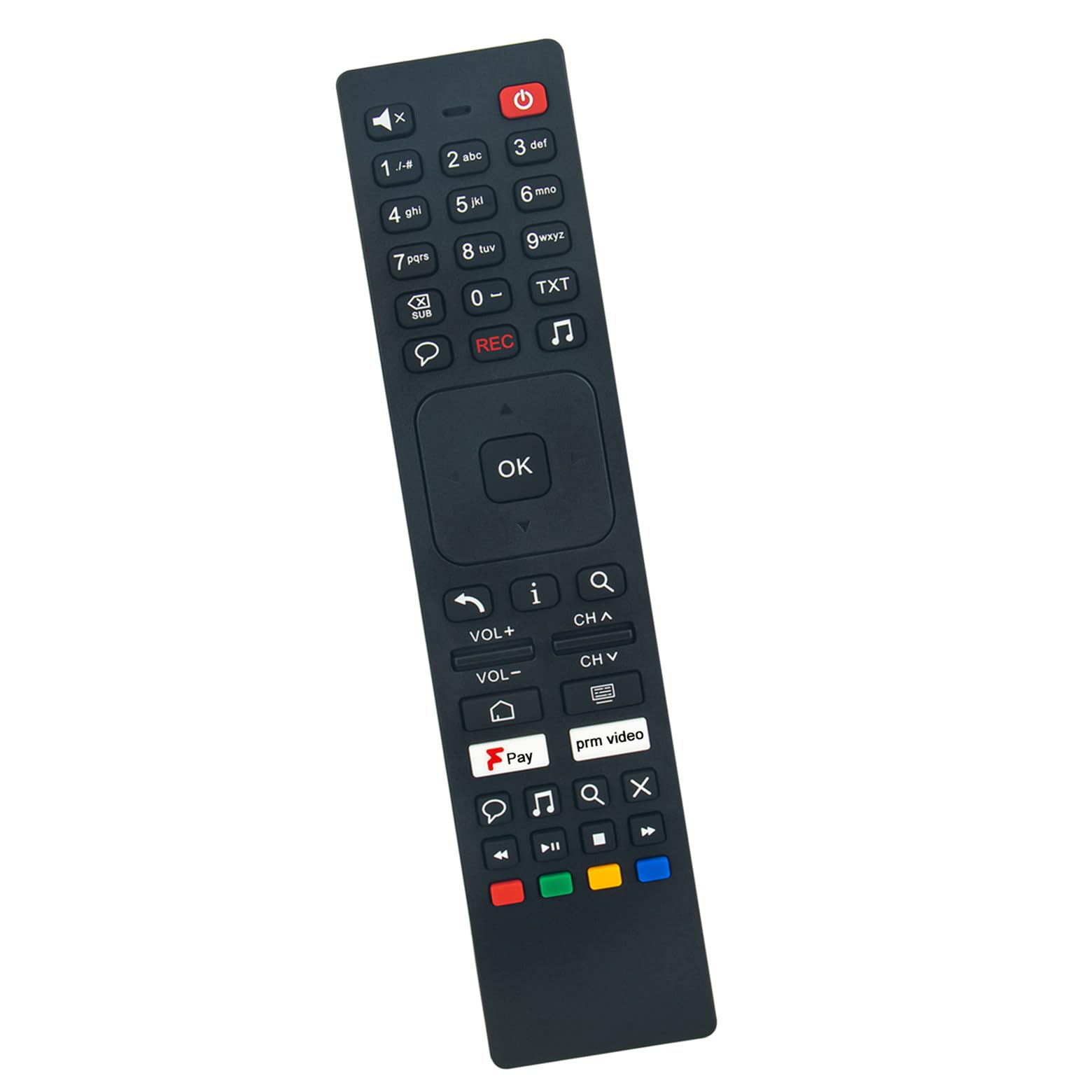 VINABTY Replace Infrared Remote Control Fit for Freeview 4K TV Streaming Smart Set Top N7950