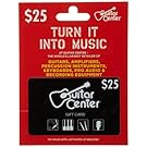Guitar Center Gift Card $25