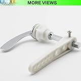 LRMYS Chrome Plated Toilet Tank Handle Universal Fit Silver view 8