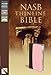 NASB, Thinline Bible, Leathersoft, Pink/Brown, Red Letter Edition