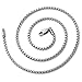 AmyRT Jewelry 2.5mm Womens Mens Titanium Steel Rolo Cable Wheat Chain Link Necklace 16 to 30 in