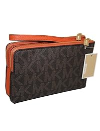 Michael Kors Jet Set Travel Large Doble Refuerzo Superior Zip Saffiano Pulsera de cuero