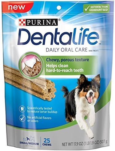 Purina DentaLife Daily Oral Care Small/Medium Dog Treats, 17.9 Ounce Pouch, Pack of 1 by Purina DentaLife
