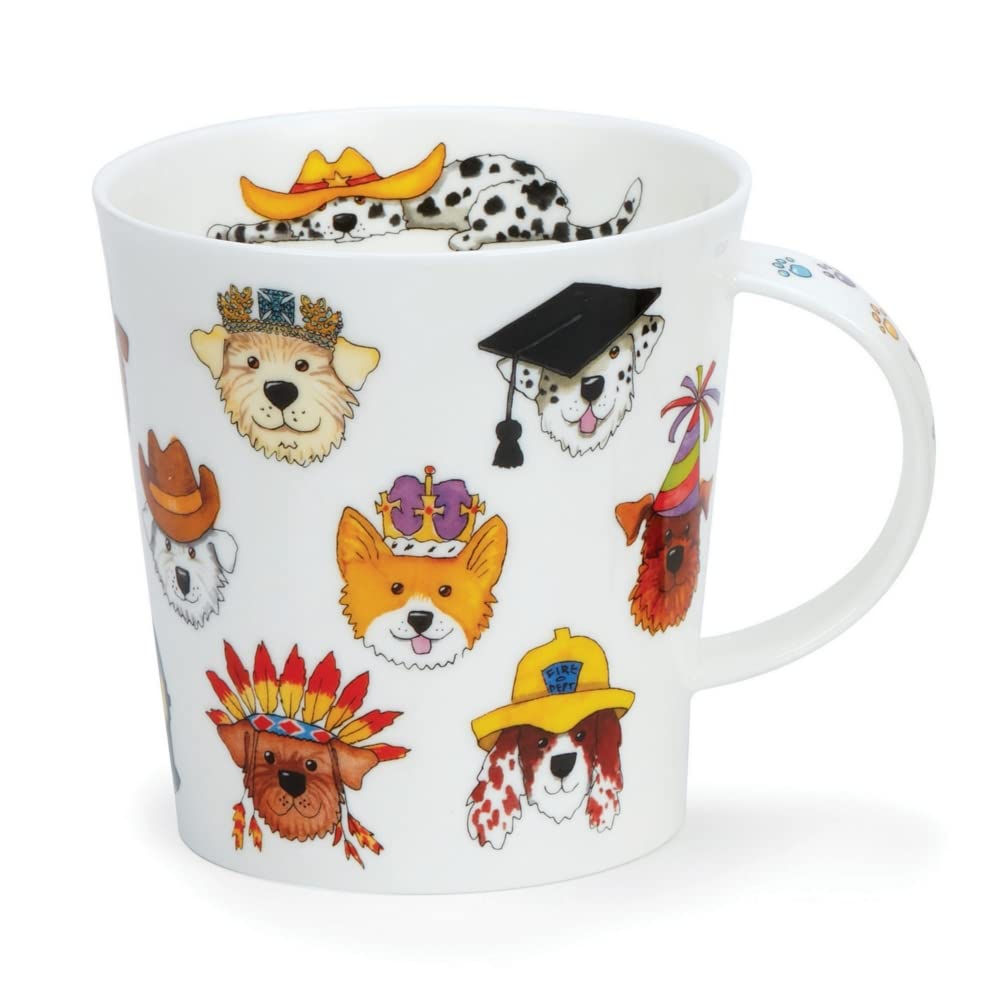 Dunoon Cairngorm 0.48L Mug Mad Hatters Cats and Dogs (Dogs)