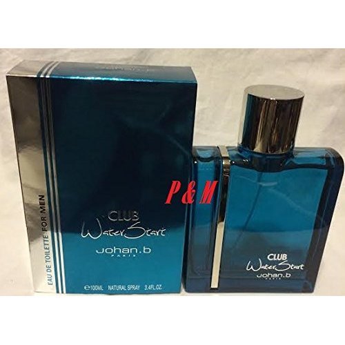CLUB WATER START BY JOHAN B COLOGNE FOR MEN 3.4 OZ / 100 ML EAU DE TOILETTE SPRAY