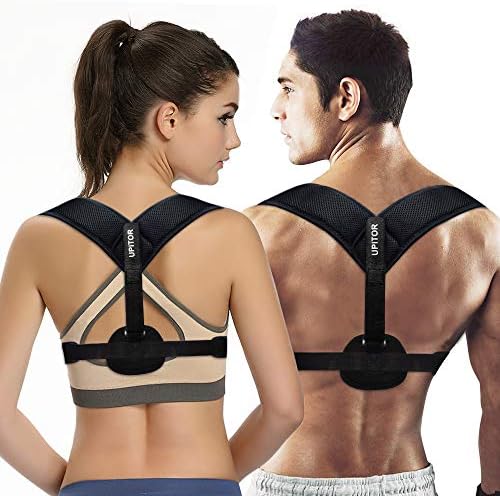 UPITOR Posture Corrector For Women Men|Adjustable Back Straightener Back Brace For Upper Back Pain Relief|Correct Slouching,Hunching & Bad Posture|Upright Posture Trainer For Spinal Alignment Support