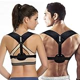 UPITOR Posture Corrector for Women Men|Adjustable Back Straightener Back Brace for Upper Back Pain Relief|Correct Slouching,Hunching & Bad Posture|Upright Posture Trainer for Spinal Alignment Support