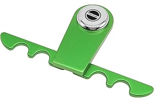 MoyanSuper Pool Stick Holder - Portable Cue Stick Holder Weighted 4-Cue Pool Claw Cue Holder for Billiard Table, Green