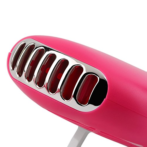 FuriGer Handheld Mini Fan Battery Operated, Personal Portable Fan with USB Rechargeable Battery 2 Modes Operated Cooling Folding Electric Fan for Office Room Outdoor Household Traveling - Pink - Thumbnail 5