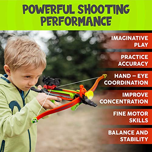 Toysery Kids Crossbow Archery Set Bow and Arrow Hunting Toy for 6