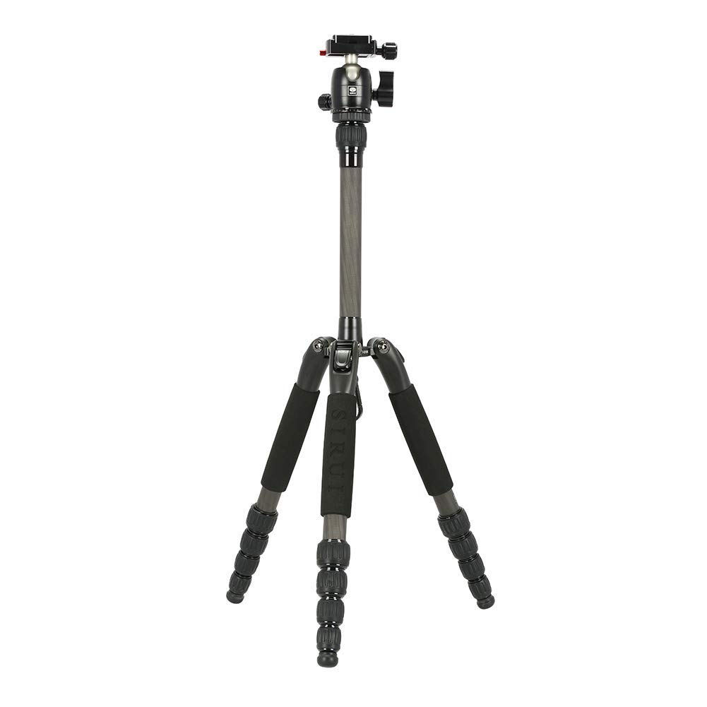 SIRUI Traveler T-025SK+B-00K Ultralight Tripod Carbon with Ball Head Height 128 cm Weight 0.98 kg Load 5 kg